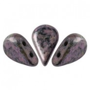 Les perles par Puca® Amos Perlen Metallic mat violet spotted 23980/65327